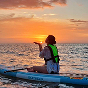 Stand Up Paddle Board ( Sunset )