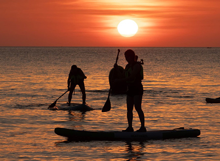 Stand Up Paddle Board ( Sunset )